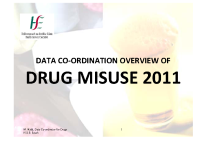 Data Co-ordination Overview of Drug Misuse 2011 image link